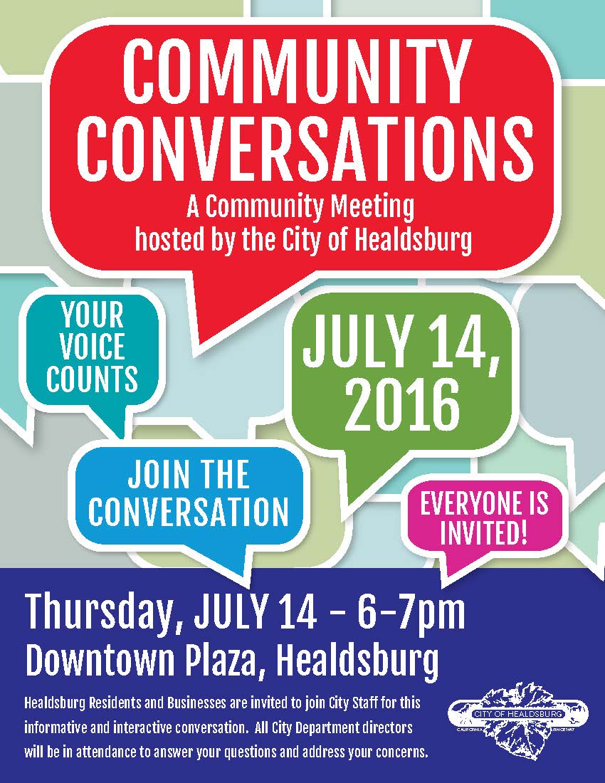 July 2016 Community Conversation